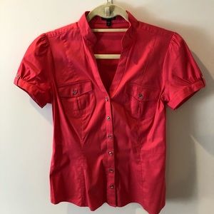 Express Short-Sleeve Button Down